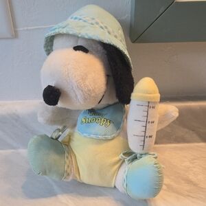 Snoopy Plush Toy with Bottle